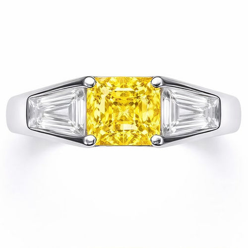 Latitude Collection, Fancy Vivid Yellow Diamond