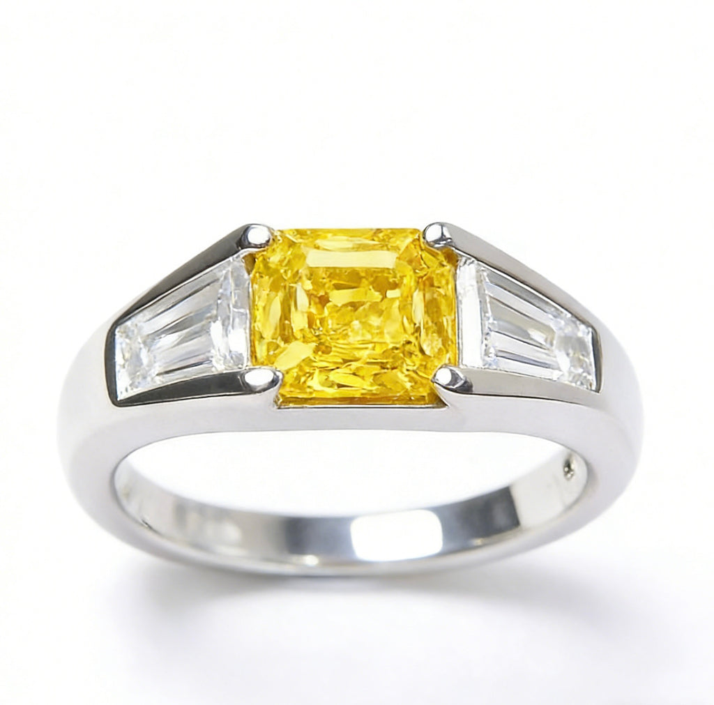 Latitude Collection, Fancy Vivid Yellow Diamond