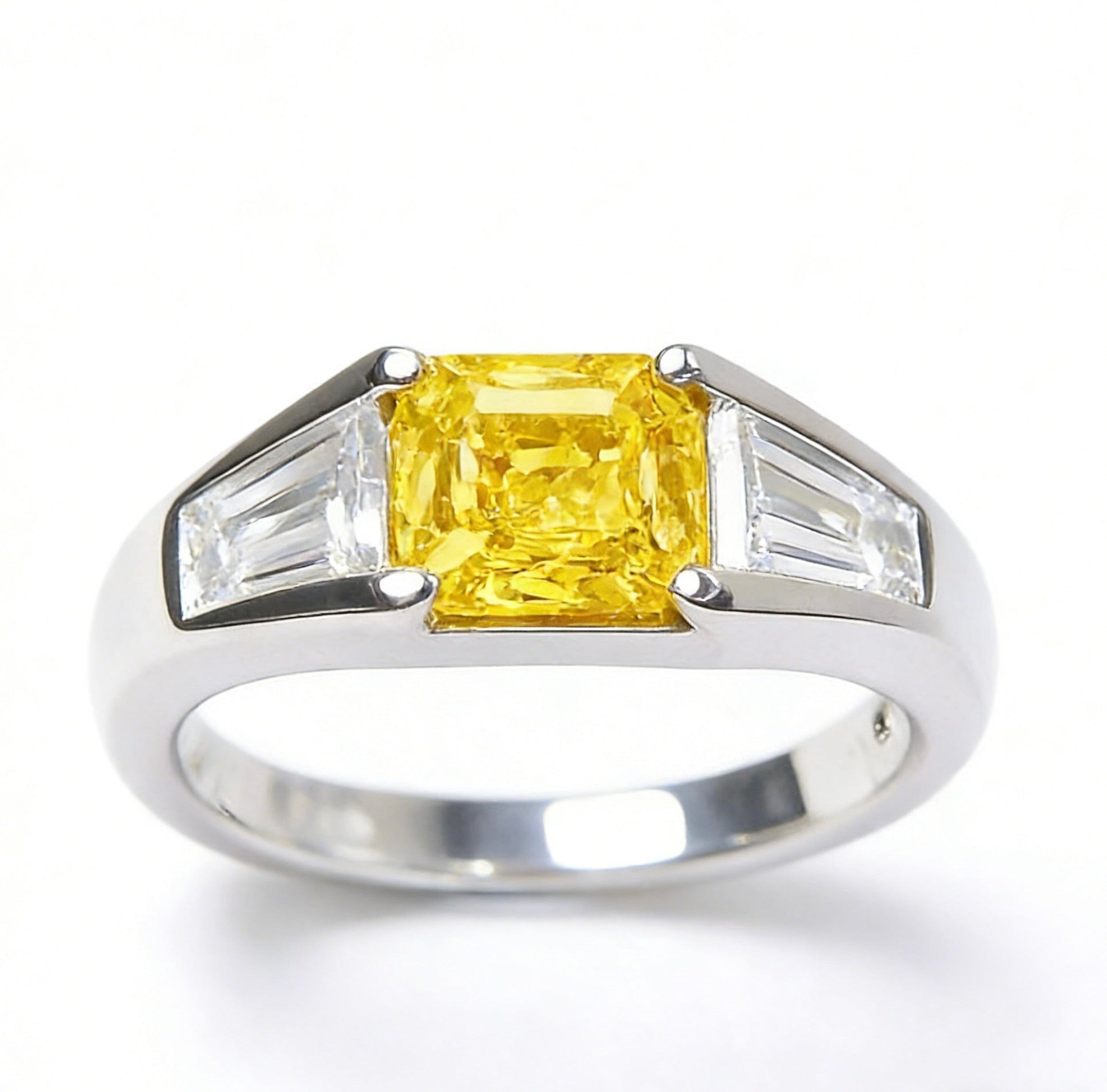 Latitude Collection, Fancy Vivid Yellow Diamond