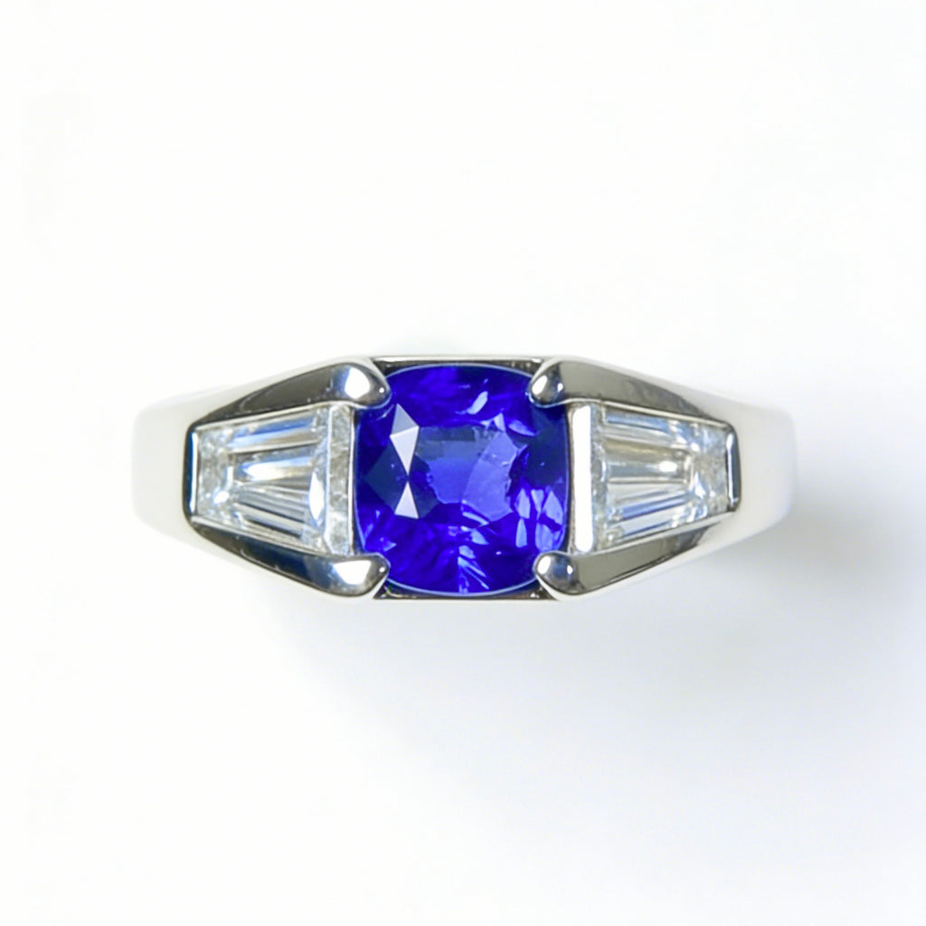 Latitude Collection, Cushion-Cut Sapphire