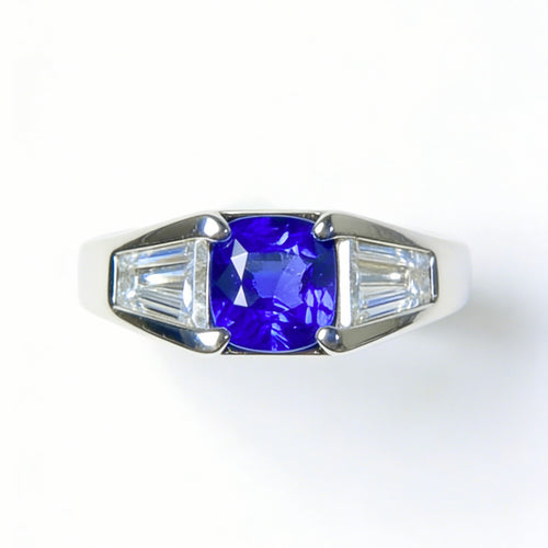 Latitude Collection, Cushion-Cut Sapphire